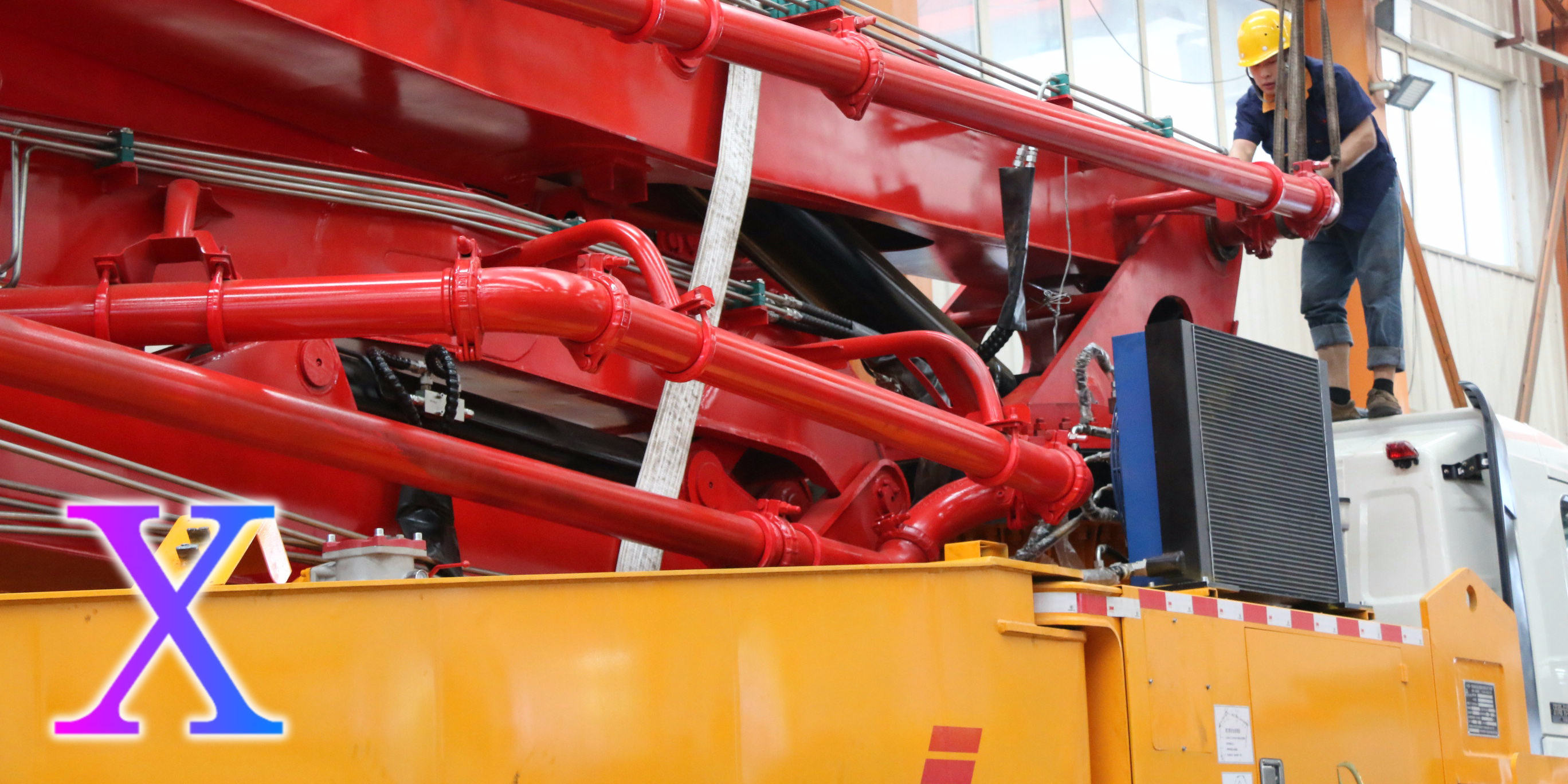 科尼樂(lè)小型混凝土泵車如何進(jìn)行結(jié)構(gòu)件的維護(hù)