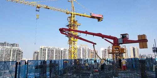 混凝土布料機筑造高樓-科尼樂集團，您正確的選擇